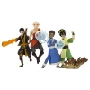Набор Фигурок Аватар BST AXN Best Action Figures - Avatar: The Last Airbender - Powers 4-Pack (SDCC 2022) Exclusive